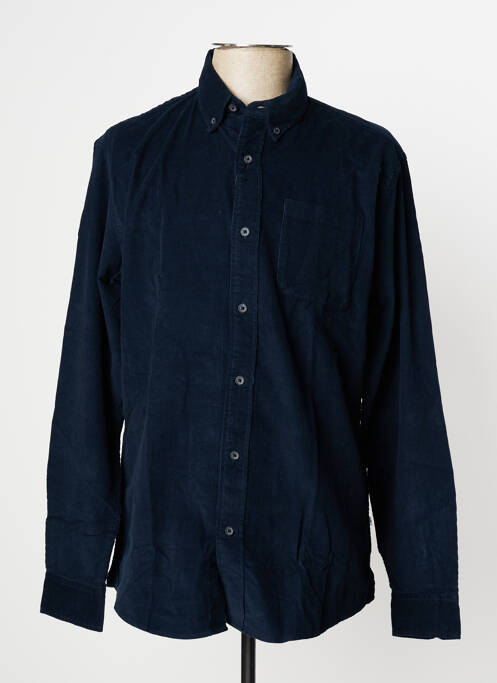 Chemise manches longues bleu SELECTED pour homme