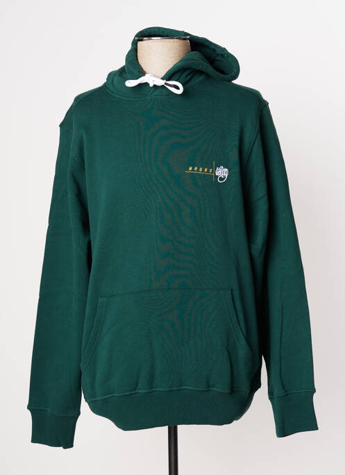 Sweat-shirt à capuche vert WRUNG pour homme