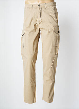 Pantalon cargo beige SELECTED pour homme