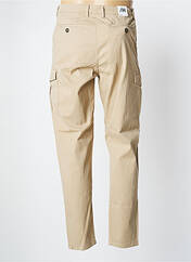 Pantalon cargo beige SELECTED pour homme seconde vue