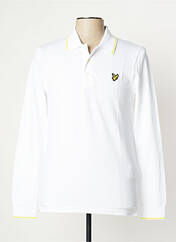 Polo blanc LYLE & SCOTT pour homme seconde vue