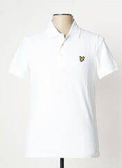 Polo blanc LYLE & SCOTT pour homme seconde vue