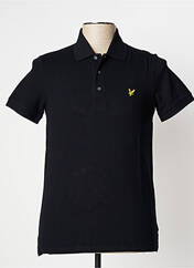 Polo noir LYLE & SCOTT pour homme seconde vue