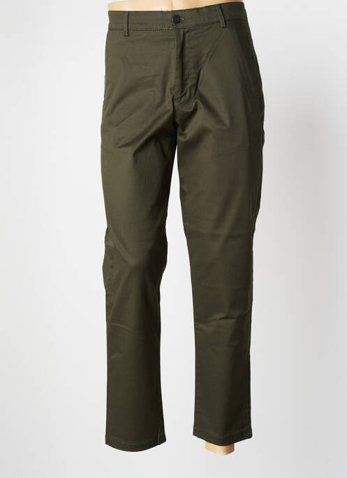 Pantalon chino vert SELECTED pour homme