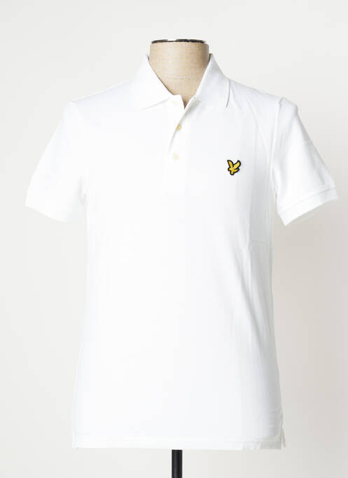 Polo blanc LYLE & SCOTT pour homme