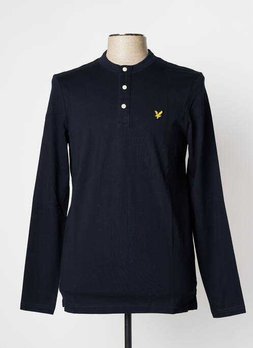 T-shirt bleu LYLE & SCOTT pour homme