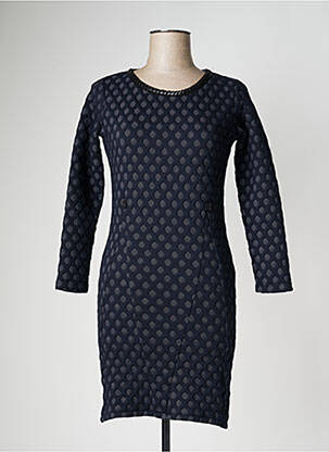 Robe courte manches longues manches longues bleu LO! LES FILLES femme