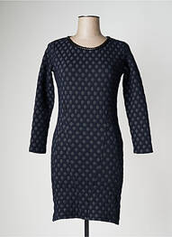 Robe courte manches longues manches longues bleu LO! LES FILLES femme