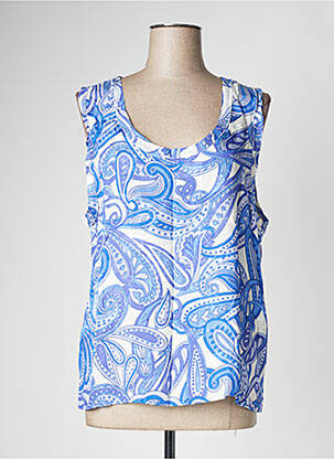 Top sans manche sans manche bleu LOLA CASADEMUNT femme