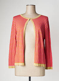 Gilet manches longues stretch rose SEE THE MOON femme