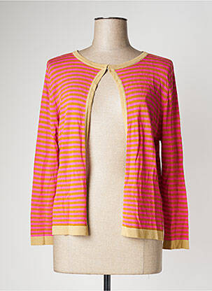 Gilet manches longues stretch rose SEE THE MOON femme