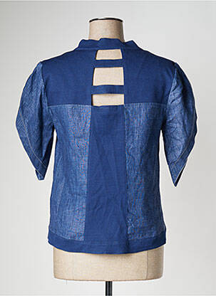 Veste casual coupe cintrée bleu ELISA CAVALETTI femme