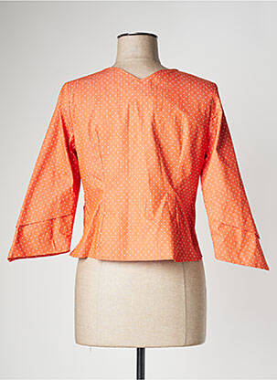 Veste casual poches orange LO! LES FILLES femme