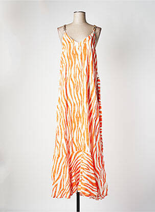 Robe longue orange LOLA CASADEMUNT pour femme