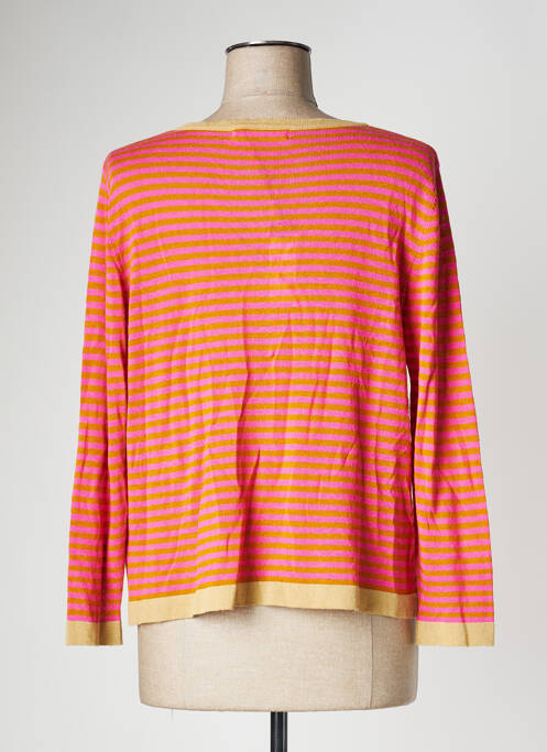 Gilet manches longues rose SEE THE MOON pour femme