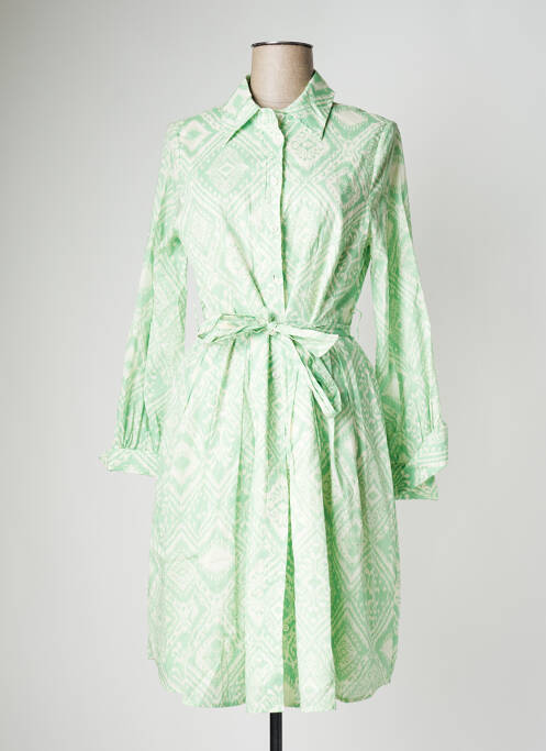 Robe mi-longue vert TRAMONTANA pour femme