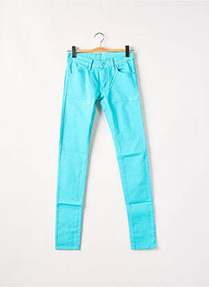Pantalon slim taille basse taille basse bleu CHEAP MONDAY femme