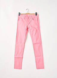 Pantalon slim taille basse taille basse rose CHEAP MONDAY femme