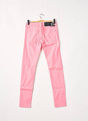 Pantalon slim taille basse taille basse rose CHEAP MONDAY femme
