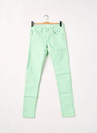Pantalon slim taille basse taille basse vert CHEAP MONDAY femme