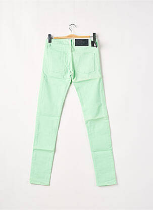 Pantalon slim taille basse taille basse vert CHEAP MONDAY femme