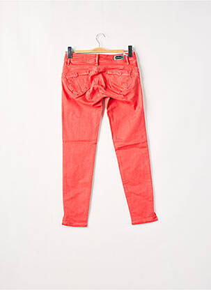 Pantalon slim taille basse taille basse rouge SALSA femme