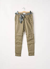 Pantalon slim taille normale taille normale vert LE TEMPS DES CERISES femme
