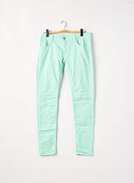 Pantalon slim taille basse taille basse vert LE TEMPS DES CERISES femme