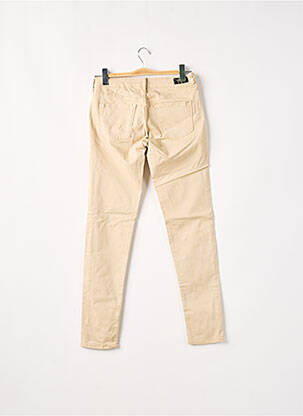 Pantalon slim stretch taille normale beige LE TEMPS DES CERISES femme