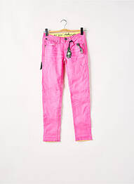 Pantalon slim taille basse taille basse rose ONE GREEN ELEPHANT femme