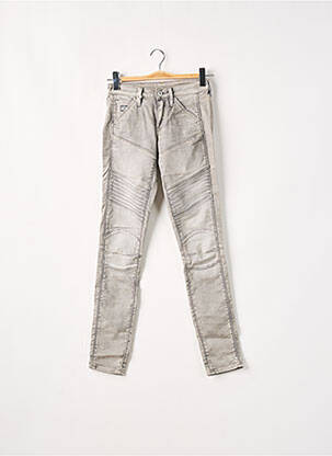 Jeans coupe slim sélection denim taille normale gris G STAR femme