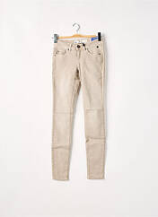 Pantalon slim beige FREEMAN T.PORTER pour femme seconde vue