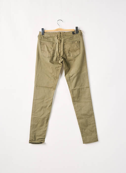 Pantalon slim vert LE TEMPS DES CERISES pour femme