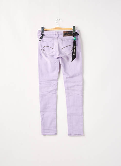 Pantalon slim violet ONE GREEN ELEPHANT pour femme