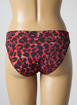 Bas de maillot de bain effet matière satinée culotte rouge MARLIES DEKKERS femme