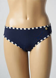 Bas de maillot de bain imprimé rayures culotte bleu MARLIES DEKKERS femme