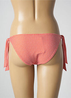 Bas de maillot de bain imprimé fantaisie bikini orange MARLIES DEKKERS femme