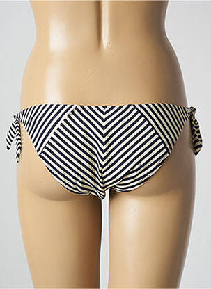 Bas de maillot de bain imprimé rayures bikini bleu MARLIES DEKKERS femme