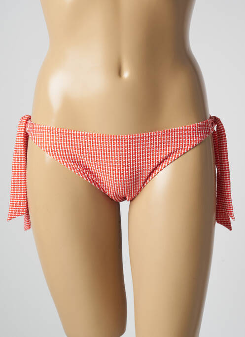 Bas de maillot de bain imprimé fantaisie bikini orange MARLIES DEKKERS femme
