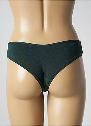 Culotte effet matière satinée vert MARLIES DEKKERS femme