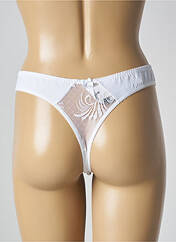 Tanga blanc EMPREINTE pour femme seconde vue