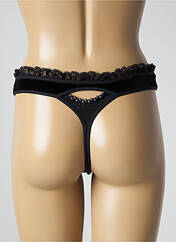 Tanga noir MARLIES DEKKERS pour femme seconde vue