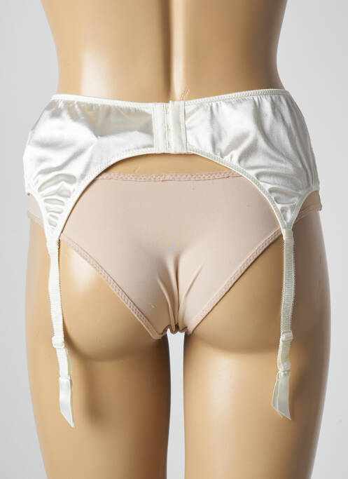 Guêpière/Porte-jarretelle beige EMPREINTE pour femme