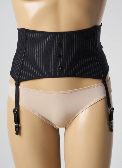 Guêpière/Porte-jarretelle noir MARLIES DEKKERS pour femme