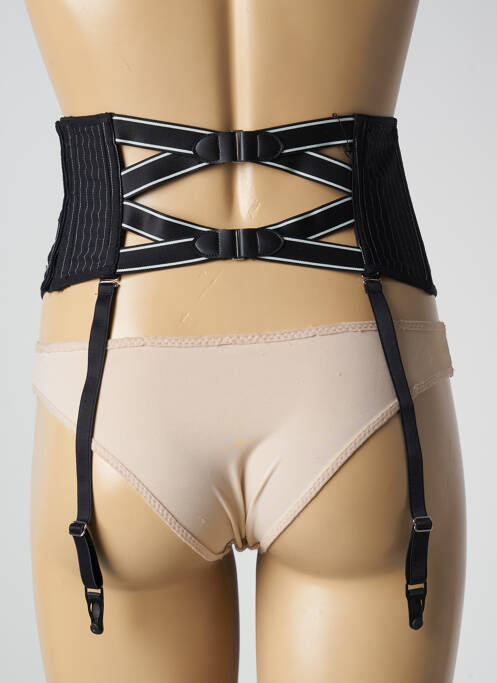 Guêpière/Porte-jarretelle noir MARLIES DEKKERS pour femme