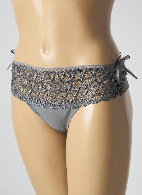 Tanga gris AUBADE pour femme