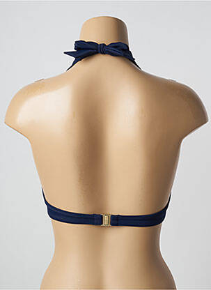 Haut de maillot de bain stretch haut soutien-gorge push-up bleu MARLIES DEKKERS femme