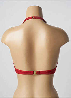 Haut de maillot de bain stretch haut soutien-gorge push-up rouge MARLIES DEKKERS femme