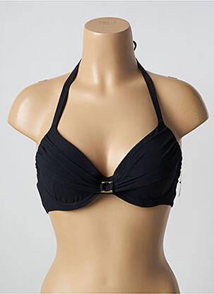 Haut de maillot de bain stretch haut soutien-gorge moulé noir AUBADE femme
