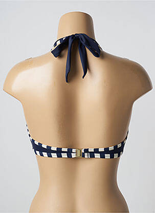 Haut de maillot de bain stretch haut soutien-gorge moulé bleu MARLIES DEKKERS femme
